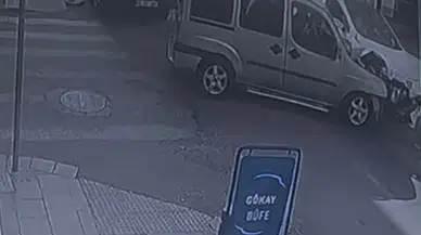 Tekirdağ Çorlu'da kaza : Ters yönden gelen araç otomobille çarpıştı