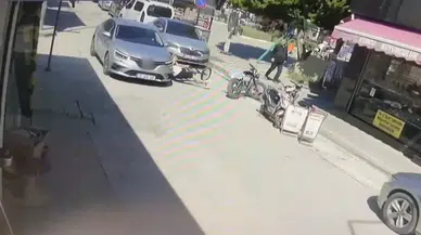 Isparta'da bisiklet süren çocuğa otomobil çarptı