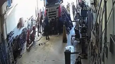 Aksaray'da baba ve oğlu tırın altında kaldı : O anlar kameraya yansıdı