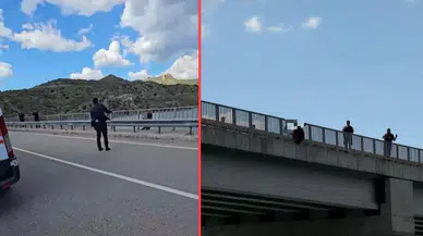 Kayseri'de intihar girişimi kaymakamın müdahalesiyle engellendi