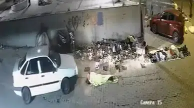 İzmir'de bir sürücü otomobille kaldırımda uyuyan adamın üzerinden geçti
