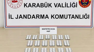 Karabük'te uyuşturucu operasyonu : 331 hap ele geçirildi