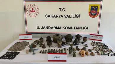 Sakarya'da 'Anadolu Mirası' operasyonu : 806 adet tarihi eser ele geçirildi