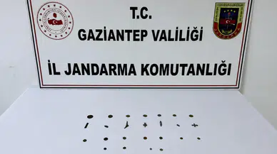 Gaziantep'te tarihi eser operasyonu : 19 adet sikke ve objeler ele geçirildi, 1 gözaltı