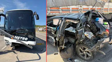 Karabük'te 4 araçlı zincirleme trafik kazası : 2 yaralı