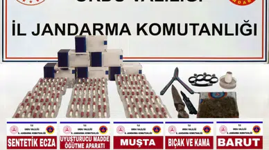 Jandarmadan iki ilde uyuşturucu operasyonu : 7 tutuklama