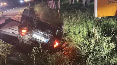 Ankara - Eskişehir kara yolunda kaza : 2 yaralı