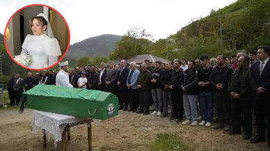 Gümüşhane'de eşi tarafından öldürülen kadın defnedildi