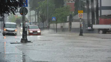 Ordu'da sağanak yağış etkili oldu
