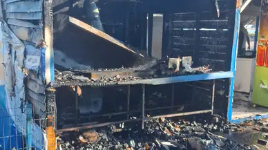 Kastamonu Cide'de kafede çıkan yangın söndürüldü