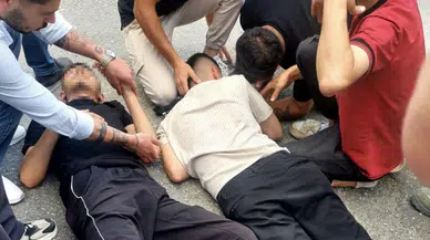 Samsun'da otomobille çarpışan motosikletteki 2 kişi yaralandı