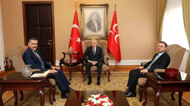 Bakan Çiftçi ve Bakan Gürlek, Bahçeli'yi ziyaret etti