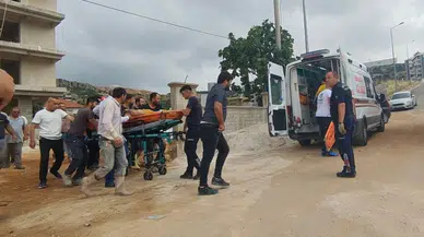 Antalya'da asansör boşluğuna düşen adam yaralandı