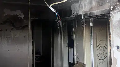 Van'da bir evde korkutan yangın