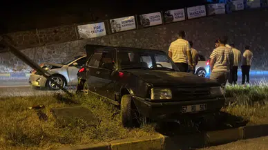 Zonguldak'ta otomobille çarpışan araç yaklaşık 100 metre sürüklendi