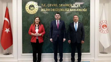 Burcu Köksal'dan Bakan Kurum'a ziyaret