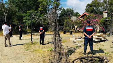 Antalya'da kaçak bungalov yapılar yıkıldı