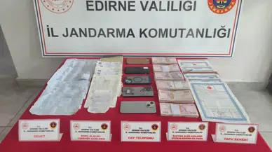 Edirne'de tefecilik operasyonu : 6 şüpheli gözaltında