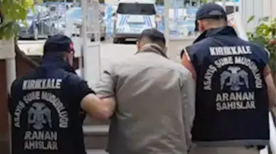 Kırıkkale'de 10 yıl hapis cezası bulunan yabancı uyruklu firari yakalandı