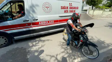Karaman'da motosiklet kazası : 1'i çocuk 3 yaralı