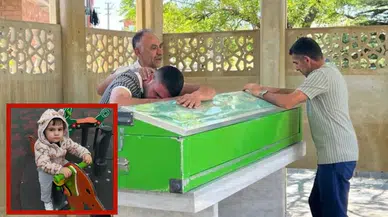 2,5  yaşındaki bebek 5'nci kattan beton zemine düştü