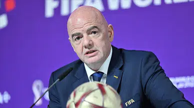 FIFA Başkanı Infantino, Türkiye - Avustralya maçını izledi
