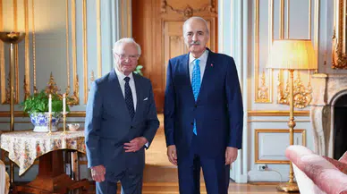 TBMM Başkanı Kurtulmuş, İsveç Kralı Carl XVI. Gustaf tarafından kabul edildi