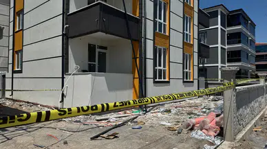 Konya'da elektrik akımına kapılan işçi 4. kattan düştü : Durumu ağır