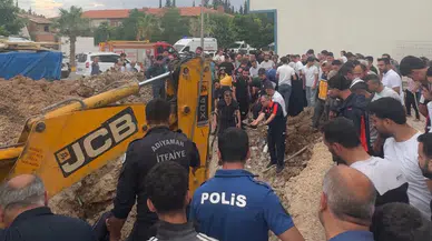 Adıyaman'da baba ve oğlu göçük altında kaldı