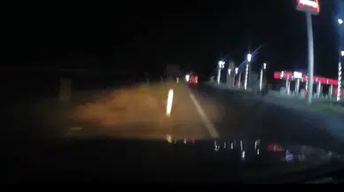 Eskişehir'de direksiyon başında uyuyan sürücü yoldan çıktı