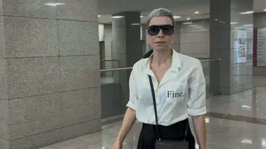 'Ahbaplar Suç Örgütü' soruşturması : Öykü Serter ifade vermek için adliyeye geldi