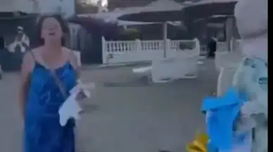 Plajda başörtülü kadına hakaret eden şüpheli gözaltında