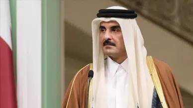 Katar Emiri Al Sani, ABD heyetiyle bir araya geldi