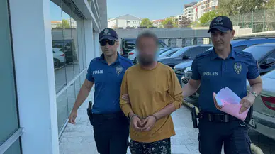 Samsun'da kediye tekme atan şahıs adliyeye sevk edildi