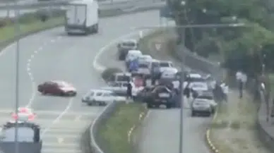 Rize'de düğün konvoyunda drift atan sürücülere rekor ceza