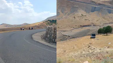 Siirt'te kamyonet şarampole devrildi : 3 kişi yaralandı