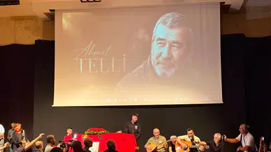 Şair Ahmet Telli son yolculuğuna uğurlandı