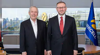 Aziz Yıldırım'dan Turkcell Yönetim Kurulu Başkanı Şenol Kazancı'ya ziyaret