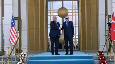 Erdoğan ve Trump’tan Külliye’de dikkat çeken açıklama