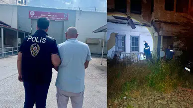 Bilecik Bozüyük'te 6 yıl hapis cezası bulunan şahıs metruk binada yakalandı