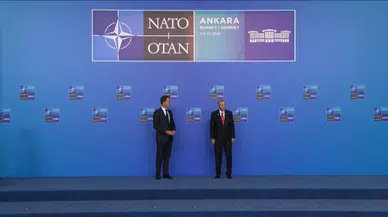 Cumhurbaşkanı Erdoğan ve Rutte liderleri karşıladı