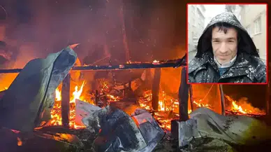 Bursa İnegöl'de barakada yangın çıktı : Mahsur kalan şahıs hayatını kaybetti