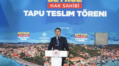 Bakan Kurum, Beykoz Hak Sahibi Tapu Teslim Töreni'nde konuştu
