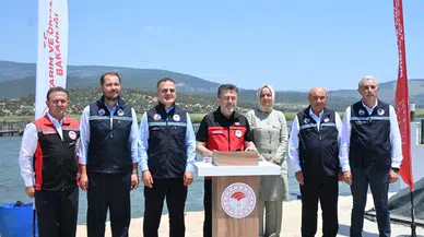 Bakan Yumaklı, Milas'ta su ürünleri üretim tesisini ziyaret etti