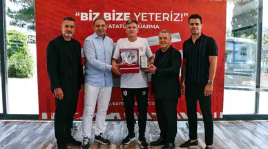 Samsunspor'da Cédric Cattenoy ile vedalaşıldı