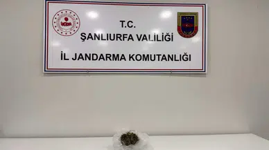 Şanlıurfa'da bir şahsın üzerinden 100 gram esrar ele geçirildi
