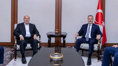 Hakan Fidan ile Hamas Siyasi Büro Başkanı Halil el-Hayye görüştü