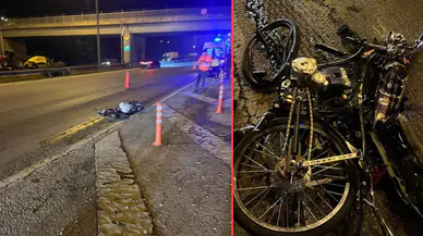 Tırın altına giren motosiklet sürücüsü öldü