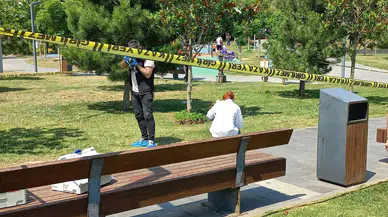 Çatalca'da bir kişi, parkta eşini boğazından bıçakladı