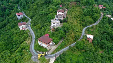 Ordu'nun kırsalında asfalt seferberliği